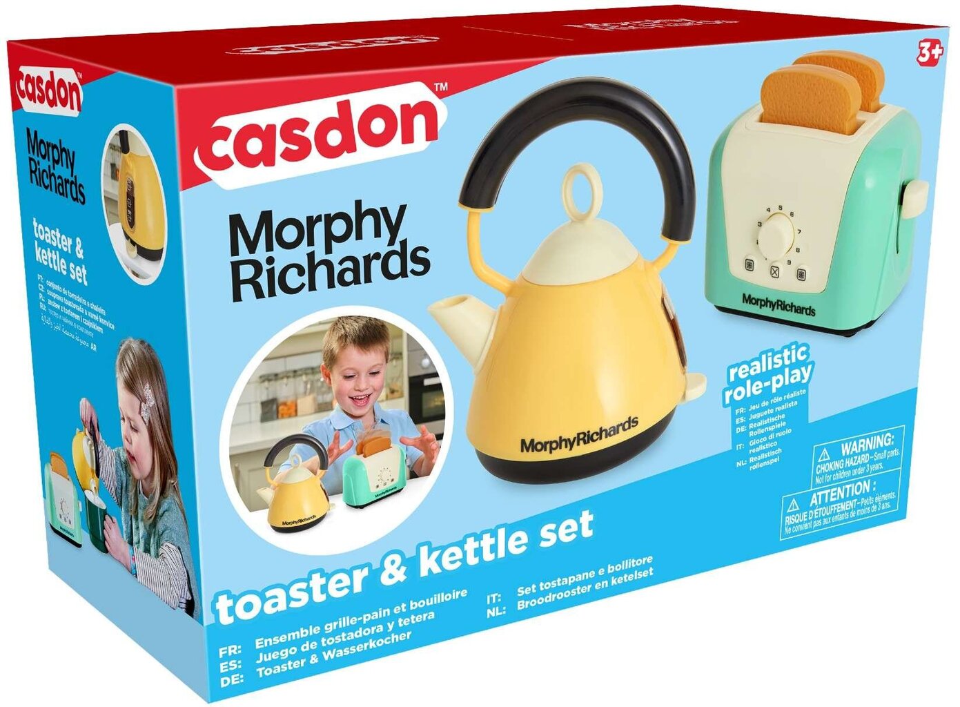 Lastele mõeldud veekeetja ja röster Casdon Morphy Richards цена и информация | Tüdrukute mänguasjad | kaup24.ee