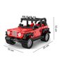 Blocks Adventure Off-Roader Pull-back Terrain Sõiduk Cada C52027W 317 tk. цена и информация | Klotsid ja konstruktorid | kaup24.ee