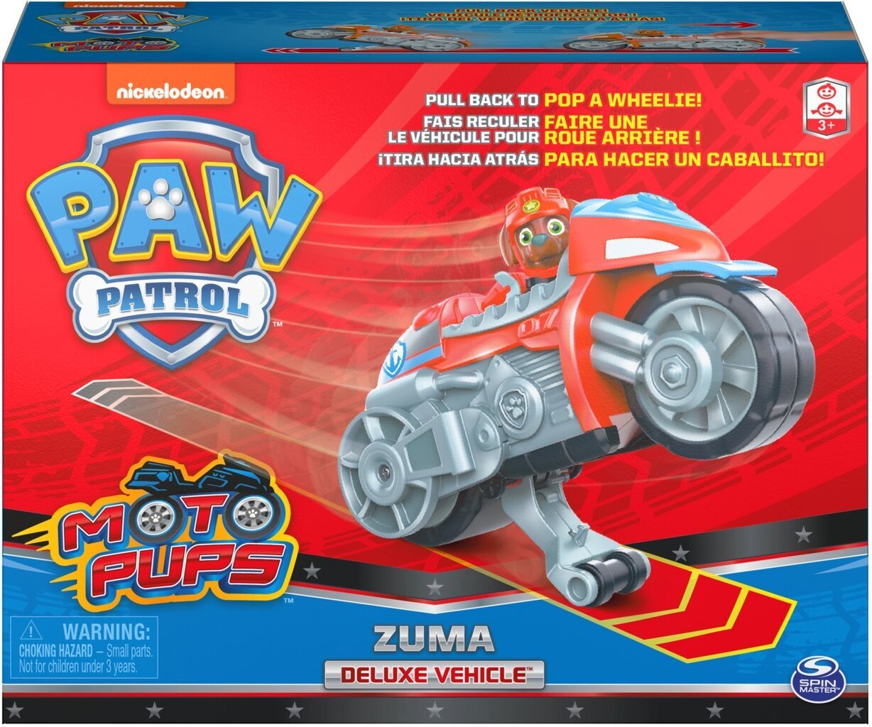 Joonis ja mootorratas Paw Patrol Moto Pups Zuma цена и информация | Poiste mänguasjad | kaup24.ee