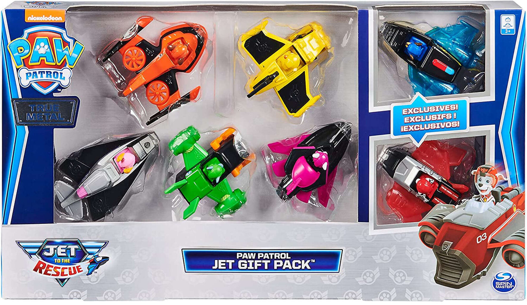 Komplekt 7 sõidukist koosnev Paw Patrol Jet Gift Pack 6058354 hind ja info | Poiste mänguasjad | kaup24.ee
