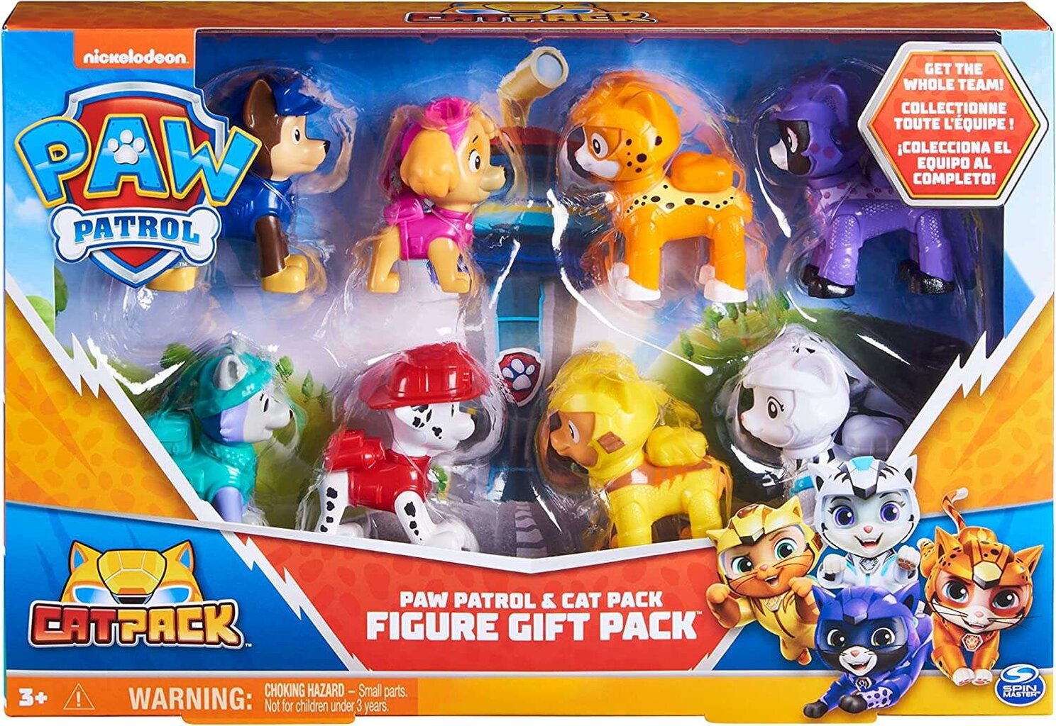 8 figuuriline kassimeeskond Paw Patrol Cat Pack hind ja info | Poiste mänguasjad | kaup24.ee