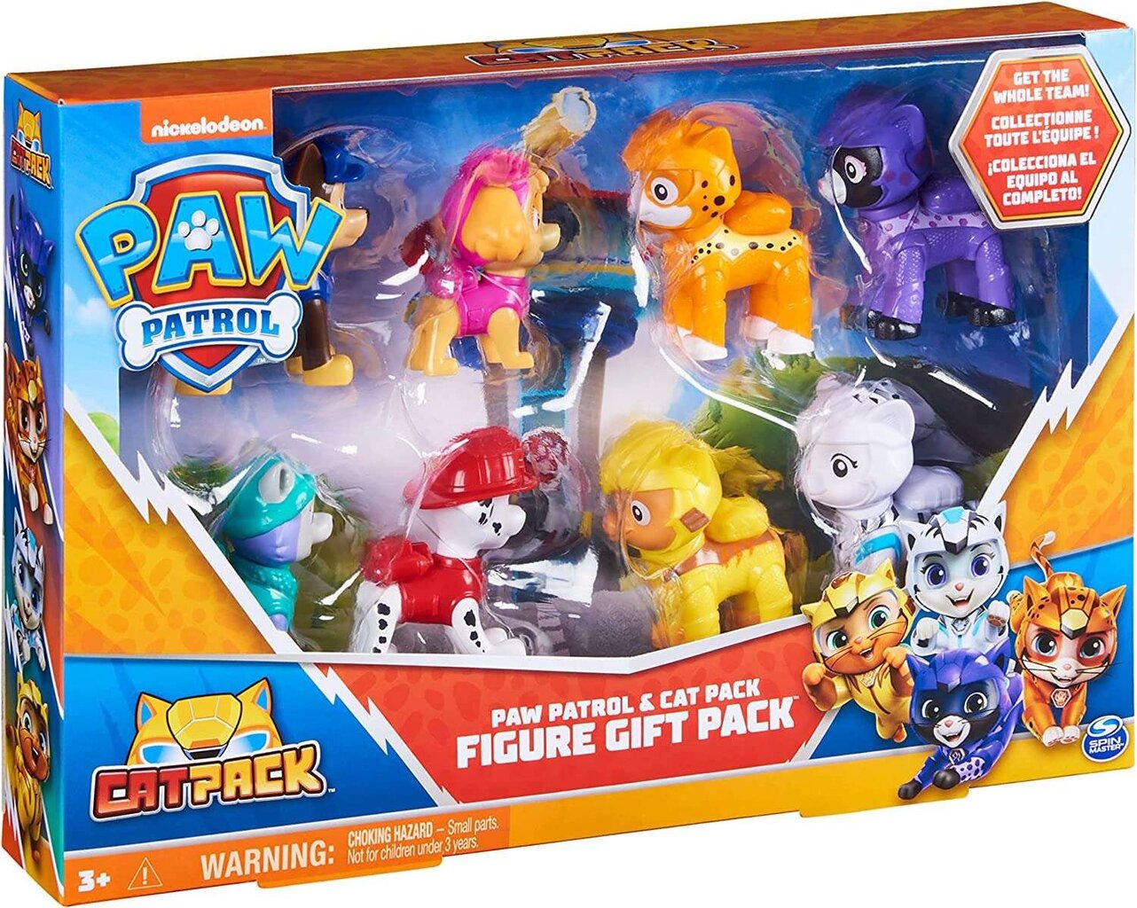 8 figuuriline kassimeeskond Paw Patrol Cat Pack цена и информация | Poiste mänguasjad | kaup24.ee