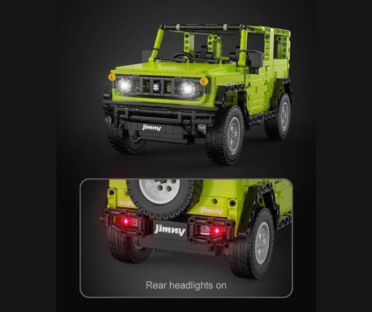 Kaugjuhitavad plokid Suzuki Jimny RC off-road auto Cada C51201W 579 el. hind ja info | Klotsid ja konstruktorid | kaup24.ee