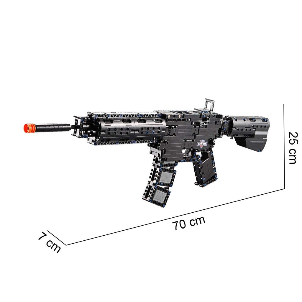 Plokkide püstol Karabiin M4A1 vintpüss Cada C81005W 621 tk. hind ja info | Klotsid ja konstruktorid | kaup24.ee