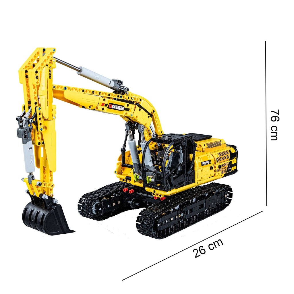 Plokid Ekskavaator Cada C61082W 1702 tk. цена и информация | Klotsid ja konstruktorid | kaup24.ee