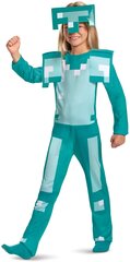 Karnevali kostüüm Diamond Armor Minecraft 127-136 cm hind ja info | Karnevali kostüümid | kaup24.ee