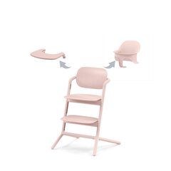 Многофункциональный стульчик для кормления Cybex Lemo 3in1 Set, pearl pink цена и информация | Стульчики для кормления | kaup24.ee