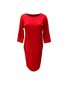 Naiste kleit Tunika Efect/45, Punane hind ja info | Kleidid | kaup24.ee