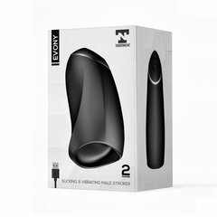 Evony Oral Sex Male Masturbator Suction and Vibration 2 Motors USB Silicone цена и информация | Куклы / Мастурбаторы | kaup24.ee