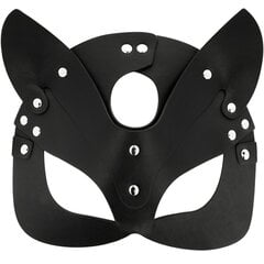 Mask Chic Desire, nahast, kassikõrvadega hind ja info | BDSM ja fetish | kaup24.ee