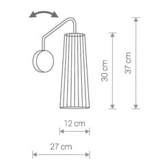 Seinavalgusti Nowodvorski Lighting Dover WH hind ja info | Seinavalgustid | kaup24.ee