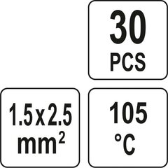 Juhtmeühendus 1,5x2,5 tinaga 30tk. 81442 hind ja info | Lisaseadmed | kaup24.ee