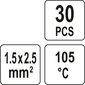 Juhtmeühendus 1,5x2,5 tinaga 30tk. 81442 цена и информация | Lisaseadmed | kaup24.ee