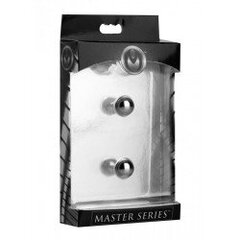 Магнитные зажимы Master Series Magnus XL, серебристые цена и информация | БДСМ и фетиш | kaup24.ee
