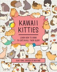 Kawaii Kitties: Learn How to Draw 75 Cats in All Their Glory, Volume 6 hind ja info | Kunstiraamatud | kaup24.ee