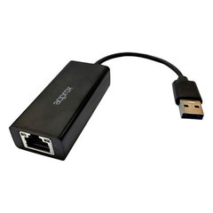 Адаптер Ethernet—USB 2.0 approx! APPC07V3 10/100, чёрный цена и информация | Адаптер Aten Video Splitter 2 port 450MHz | kaup24.ee