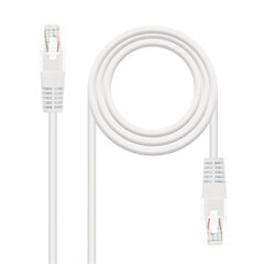 Жесткий сетевой кабель UTP кат. 6 NANOCABLE   Белый цена и информация | Кабели и провода | kaup24.ee