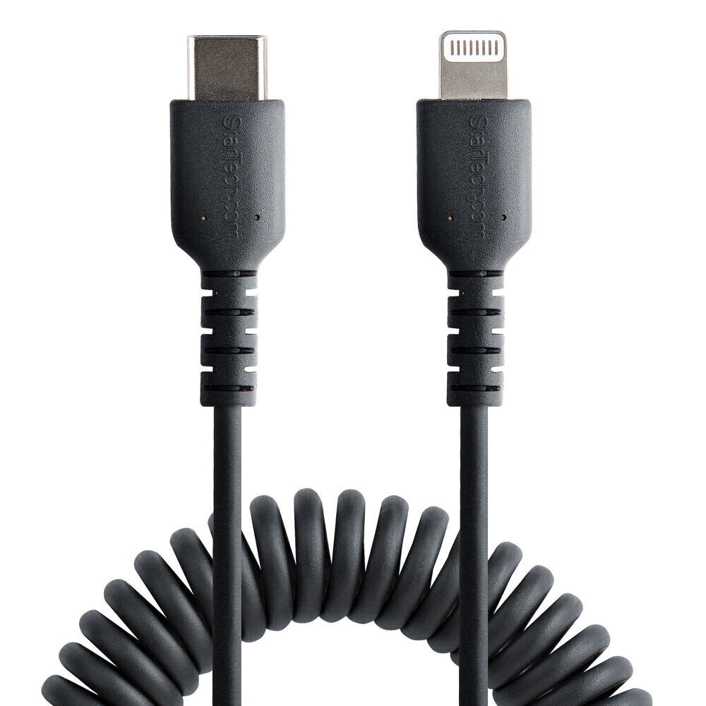 USB-Lightning Kaabel Startech RUSB2CLT50CMBC Must 50 cm hind ja info | Kaablid ja juhtmed | kaup24.ee
