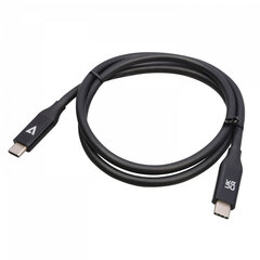 Кабель Micro USB V7 V7USB4-80CM          Чёрный 0,8 m цена и информация | Кабели и провода | kaup24.ee