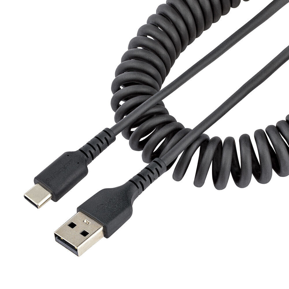 USB A - USB C Kaabel Startech R2ACC-50C-USB-CABLE Must 50 cm hind ja info | Kaablid ja juhtmed | kaup24.ee