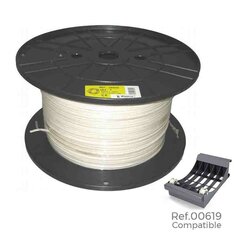 Параллельный кабель с интерфейсом Sediles 28961 2 x 1,5 mm 300 m Белый Ø 400 x 200 mm цена и информация | Кабели и провода | kaup24.ee