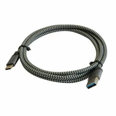 Кабель USB A — USB C 3GO C134 1,2 m Чёрный цена и информация | Кабели и провода | kaup24.ee