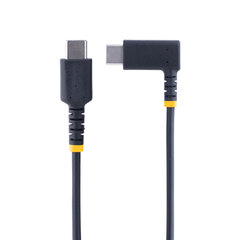 USB-C-kaabel Startech R2CCR-15C Must hind ja info | Mobiiltelefonide kaablid | kaup24.ee