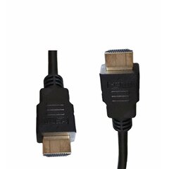 HDMI Kaabel EDM 2 m Must hind ja info | Kaablid ja juhtmed | kaup24.ee