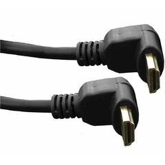 HDMI Kaabel EDM 3 m Must hind ja info | Kaablid ja juhtmed | kaup24.ee