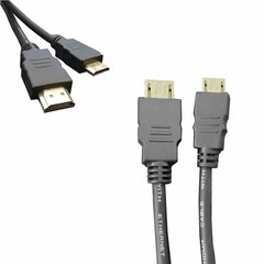 HDMI Kaabel EDM 1,5 m Must hind ja info | Kaablid ja juhtmed | kaup24.ee
