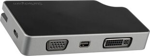 Dock Startech CDPVDHMDPDP          Чёрный цена и информация | Адаптеры и USB-hub | kaup24.ee