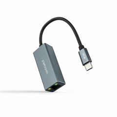 Адаптер USB C на сеть RJ45 Nanocable 10.03.0406 цена и информация | Адаптер Aten Video Splitter 2 port 450MHz | kaup24.ee