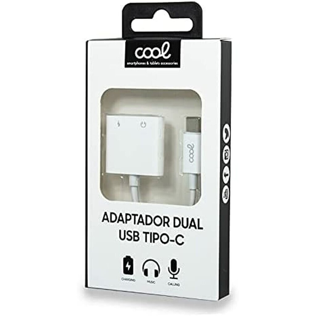 USB-jaotur Cool Valge hind ja info | USB jagajad, adapterid | kaup24.ee