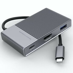 USB-разветвитель Hyper HD-G206 Серый цена и информация | Адаптеры и USB-hub | kaup24.ee