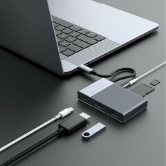 USB-разветвитель Hyper HD-G206 Серый цена и информация | Адаптеры и USB-hub | kaup24.ee