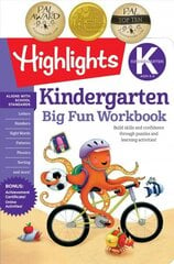 Kindergarten Big Fun Workbook: Build skills and confidence through puzzles and early learning activities! hind ja info | Väikelaste raamatud | kaup24.ee