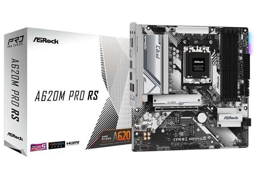 ASRock A620M Pro RS hind ja info | Emaplaadid | kaup24.ee