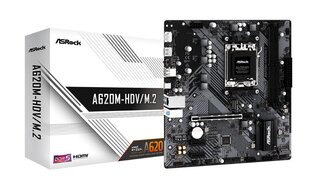 ASRock A620M-HDV/M.2 hind ja info | Asrock Arvutid ja IT- tehnika | kaup24.ee