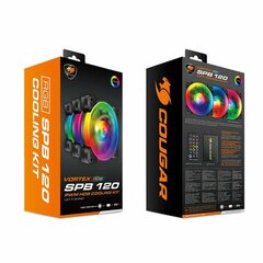 Вентилятор в корпусе Cougar Vortex RGB SPB 120 цена и информация | Компьютерные вентиляторы | kaup24.ee