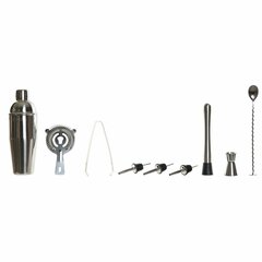 Набор Для Приготовления Коктейлей DKD Home Decor Бамбук Нержавеющая сталь (9 pcs) (9 x 9 x 25 cm) (750 ml) цена и информация | Столовые и кухонные приборы | kaup24.ee