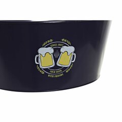 Nõu Dkd Home Decor Cold Beer Kollane Puit Metall Meresinine (51 x 30 x 18.5 cm) hind ja info | Köögitarbed | kaup24.ee