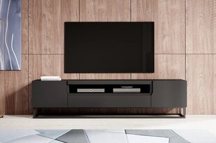 ТВ столик Bogart Loftia 200, черного цвета цена и информация | Тумбы под телевизор | kaup24.ee