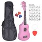 Roosa ukulele komplekt tuuneriga NN UK 01 hind ja info | Kitarrid | kaup24.ee