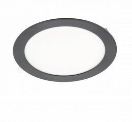 GTV Led lamp ORIS PLUS Ø168mm, LD-ORW13W-NBP-10, must цена и информация | Монтируемые светильники, светодиодные панели | kaup24.ee