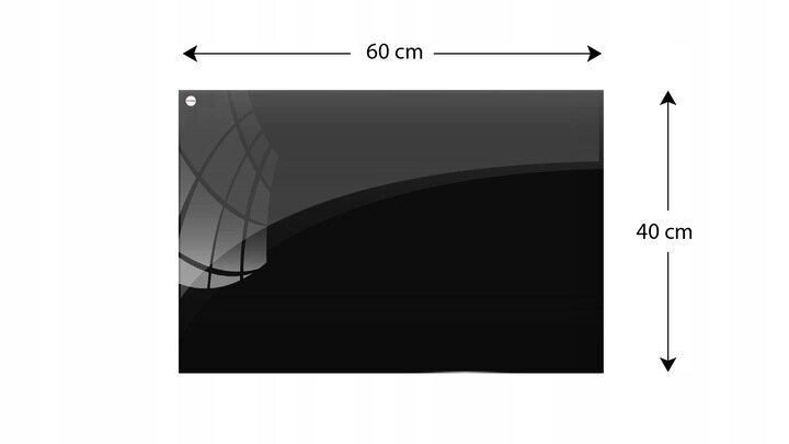 Magnetklaasist tahvel, 60x40cm hind ja info | Kirjatarbed | kaup24.ee