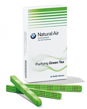 BMW Car Care Natural Air Car Freshener Green Tea Refill Kit Genuine 83122285674 цена и информация | Освежители воздуха для салона | kaup24.ee