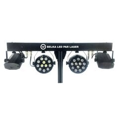 Комплект освещения Light4Me T-Bar LED Par Laser цена и информация | Гудки для вечеринки Clown Face (4шт.) | kaup24.ee
