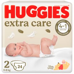 Mähkmed Huggies Soft 2 (3-6 kg) 2 x 24 tk цена и информация | Подгузники | kaup24.ee