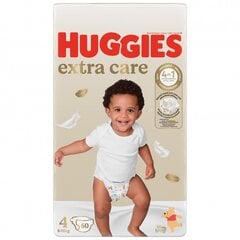 Huggies мягкие подгузники 4 (8-14 кг) Mega 60pc цена и информация | Пеленки | kaup24.ee