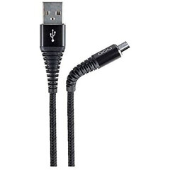 USB-kaabel-mikro USB DCU 30401255 Must 1,5 m hind ja info | Mobiiltelefonide kaablid | kaup24.ee